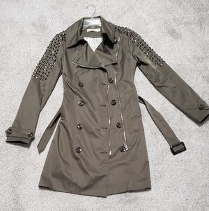 Studded Trench Jacket